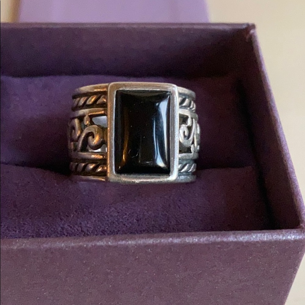 New Silpada Thick & Heavy Black Ring